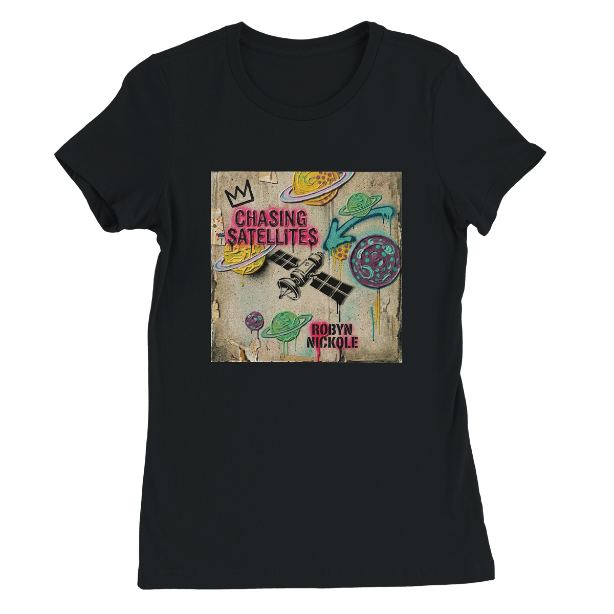 Chasing Satellites - Women’s Cut T-Shirt