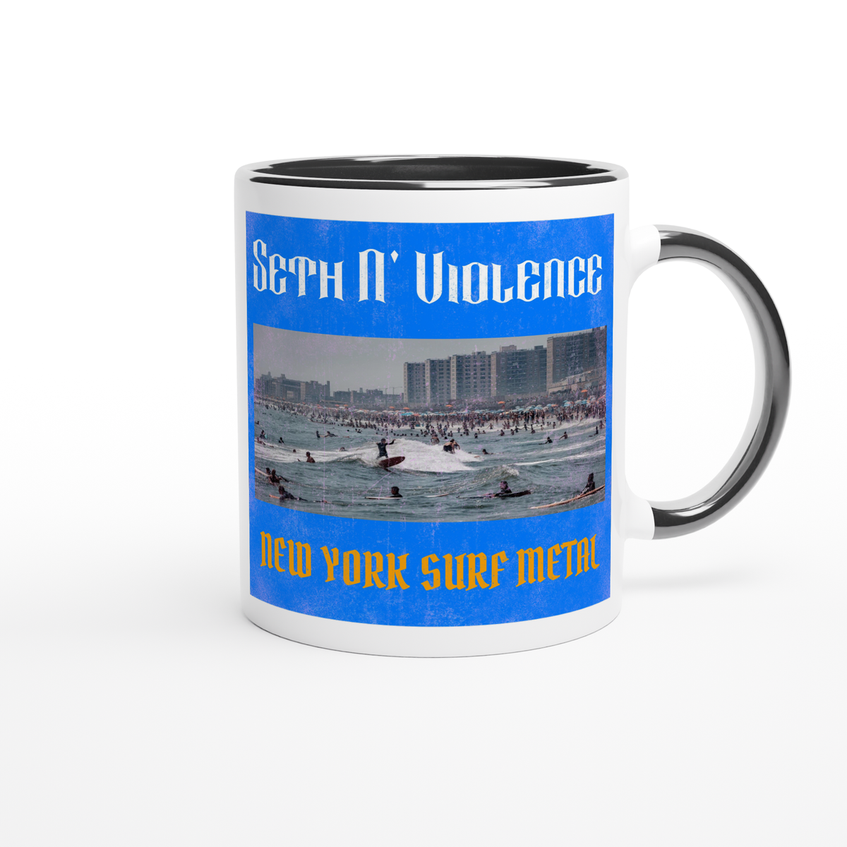 New York Surf Metal - Ceramic Mug