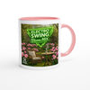 Sittin in the Garden (Electro swing Bloom MIX) - Ceramic Mug