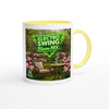 Sittin in the Garden (Electro swing Bloom MIX) - Ceramic Mug