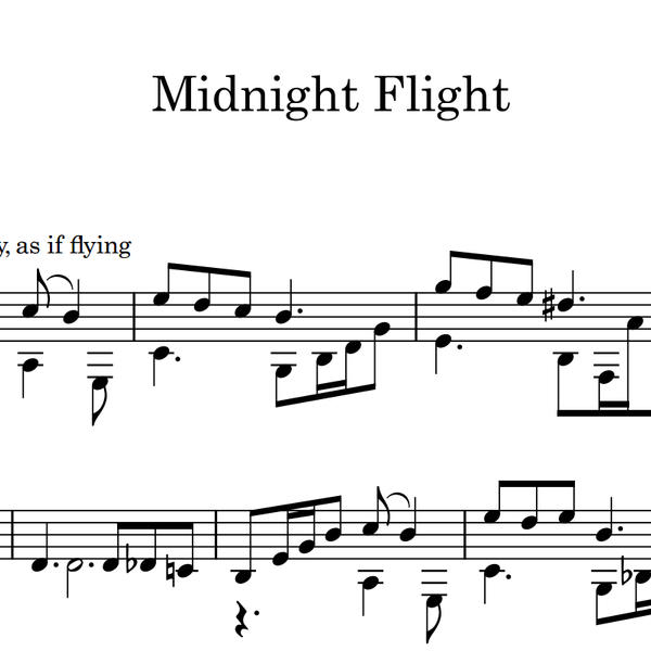 Midnight Flight (solo guitar)