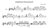 Jubilation Processional (solo guitar)