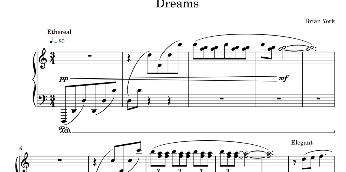 Dreams (solo piano)