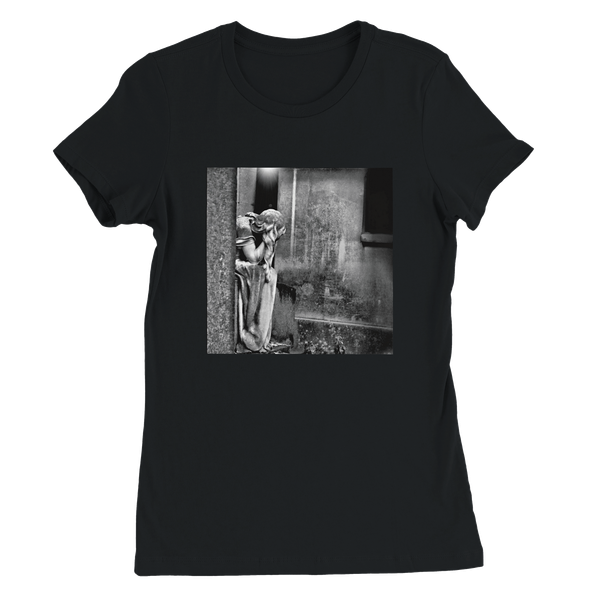 He Visits Her Grave - Women’s Cut T-Shirt