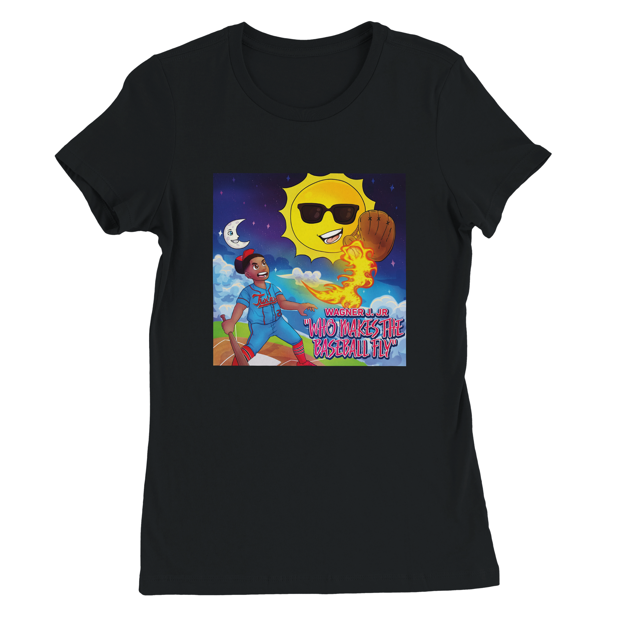 Who Makes the Baseball Fly (feat. Progression Music) - Women&rsquo;s Cut T-Shirt