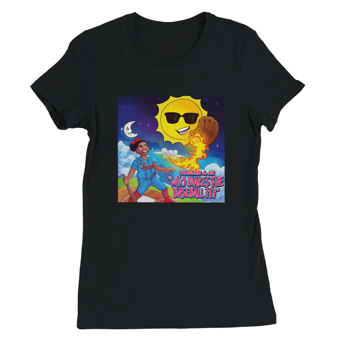 Who Makes the Baseball Fly (feat. Progression Music) - Women’s Cut T-Shirt