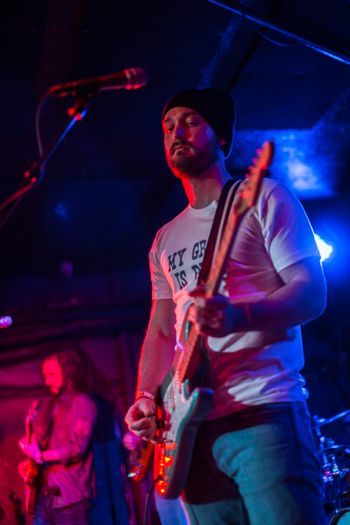 James Kirby playing guitar with Simply Subtle at The Rock & Roll Hotel in Washington, DC - 2016
