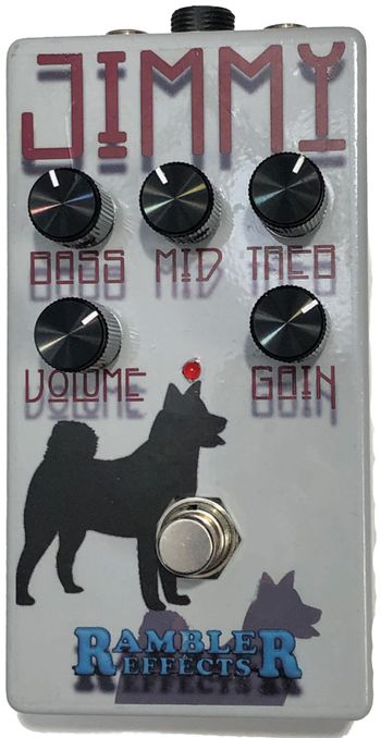 Jimmy Overdrive

JIMMY is an all-Mosfet over-drive circuit designed to emulate the pure, Rock and Roll, amp over-drive sound of the mighty Hiwatt™. Clean, powerful, and true to the source, JIMMY delivers tube-like feel, classic amp overdrive, and a passive three band equalizer to sculpt your tone.
