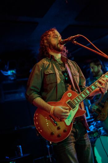 Chris Ingham playing guitar & singing with Simply Subtle at The Rock & Roll Hotel in Washington, DC - 2016
