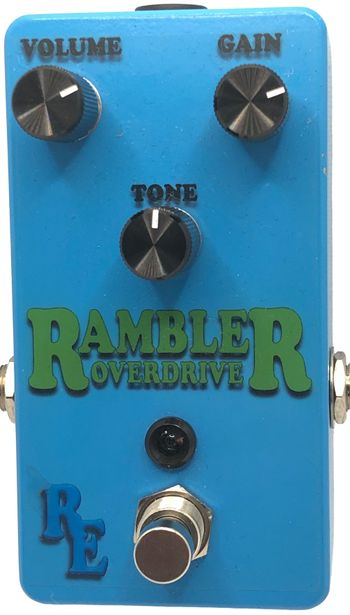 Rambler Overdrive

Features Volume, Gain, and Tone controls
