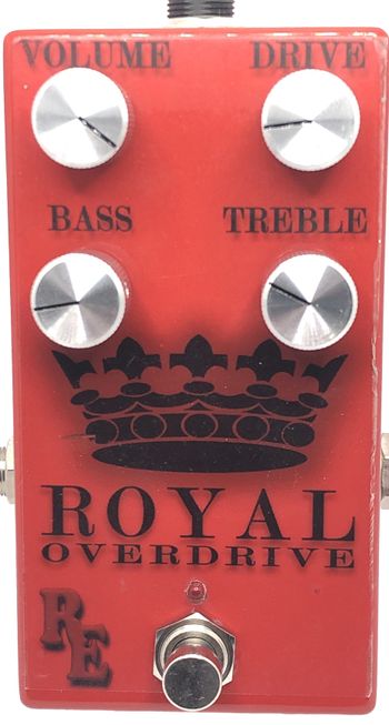 Royal Overdrive

The Royal Overdrive conjures sounds reminiscent of the classic  Vox AC amplifiers, with all the chime and body you would expect. Even from a Marshall style amp you can emulate the famous tones from thee other British valve masters. Listen to the razor sharp articulate tones that evolve into creamy, crunchy cutting overdrive as you crank the gain and dig in.
