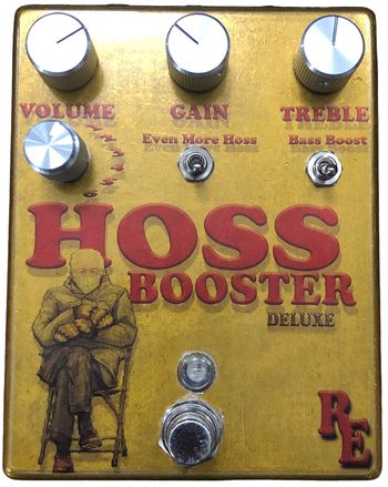 Hoss Booster Deluxe

Modeled after a mythical beast that's overpriced and unavailable.  This version adds more features to make it better - a Bass Boost and More Hoss switches give you more Bass and more gain, while a 6-way clipping selector sculpts the tone of the original in ways that legends can't even believe.
