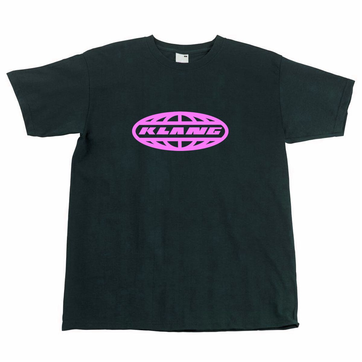 Klang Tee - Pink on Black