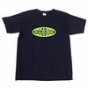 Klang Tee - Green on Blue