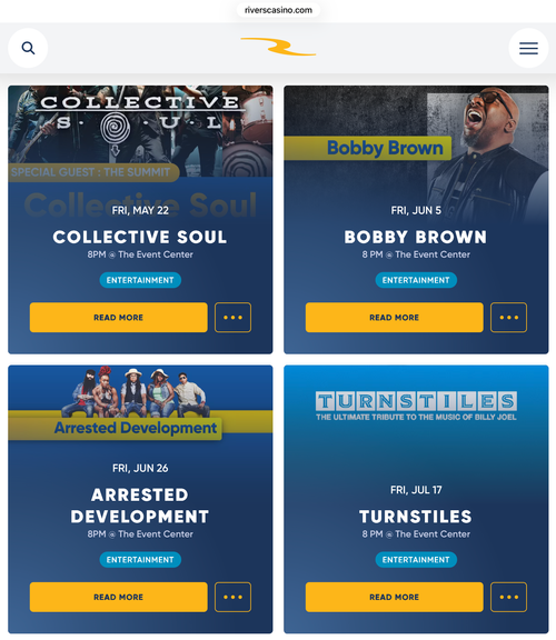 Rivers casino events concerts 