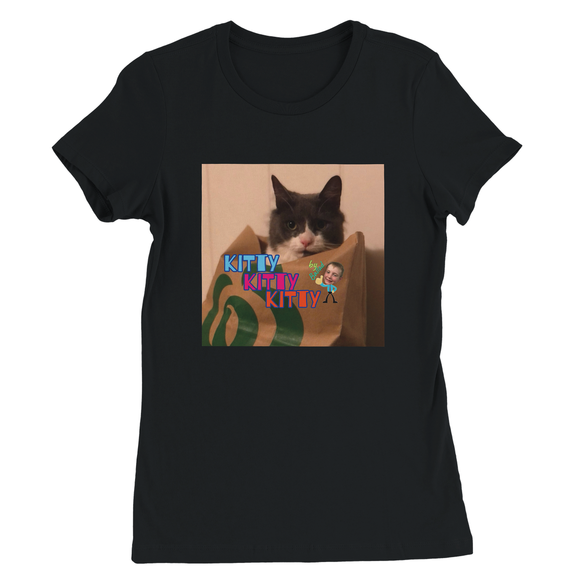 Kitty Kitty Kitty (feat. Ballad) - Women’s Cut T-Shirt