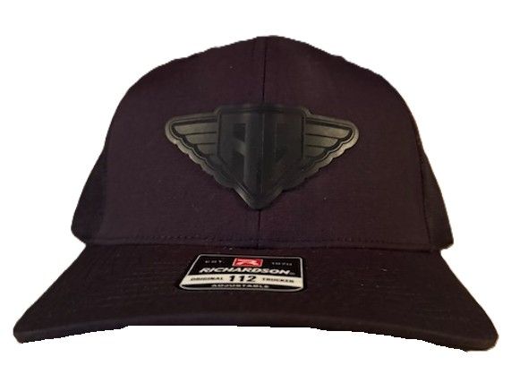 Richardson RD Black Patch Hat