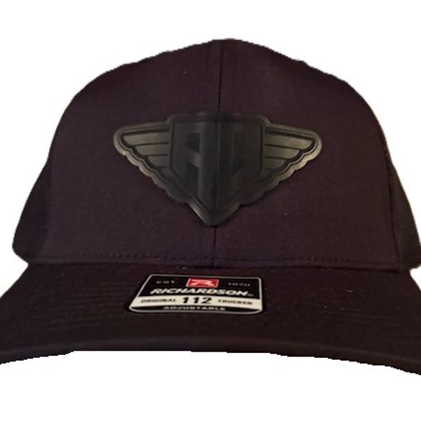Richardson RD Black Patch Hat