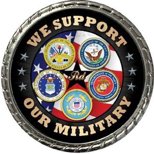 Challenge Coin - We Support Our Military