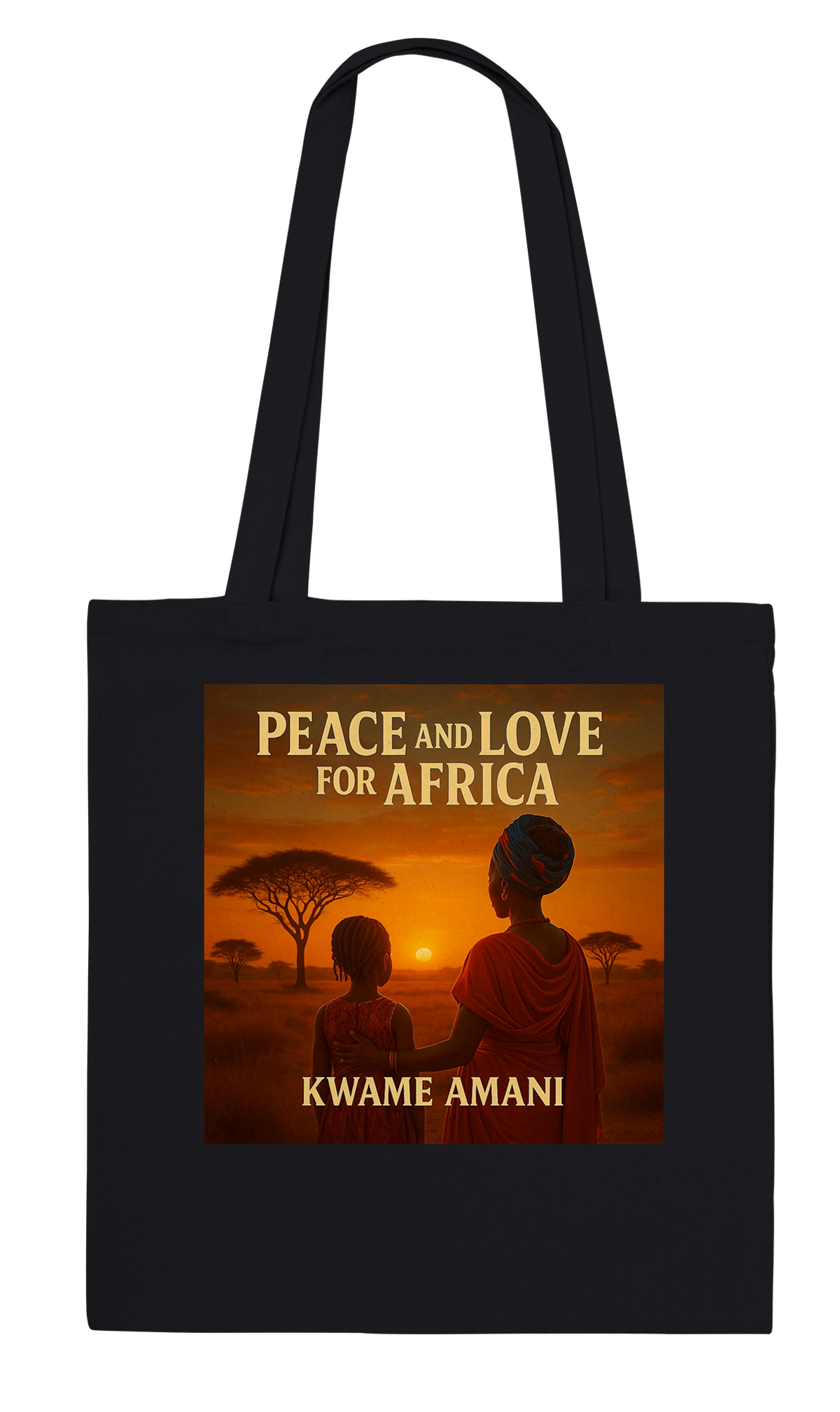 Peace and Love for Africa (feat. Kwame Amani) - Tote bag
