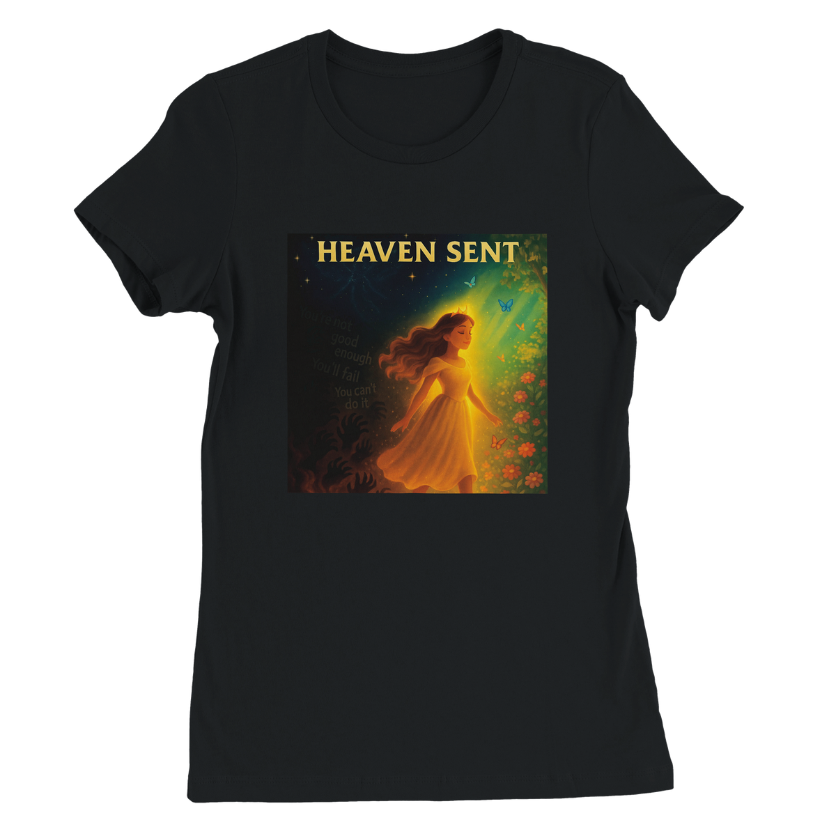 Heaven Sent (feat. Nevaeh-Rae & Keith Rivers) - Women’s Cut T-Shirt