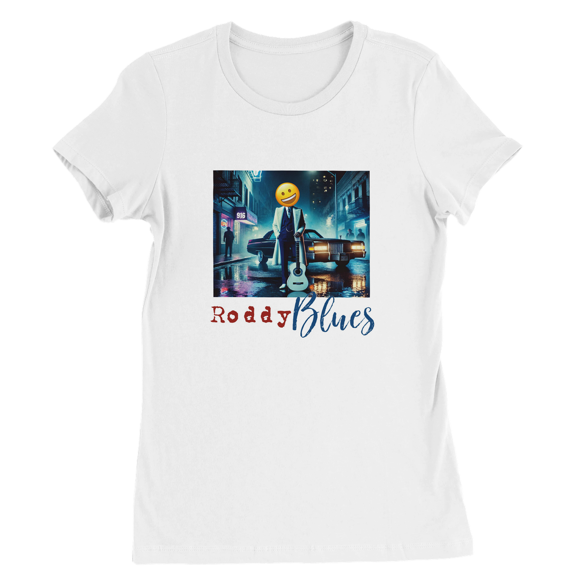Happy Face - Women’s Cut T-Shirt