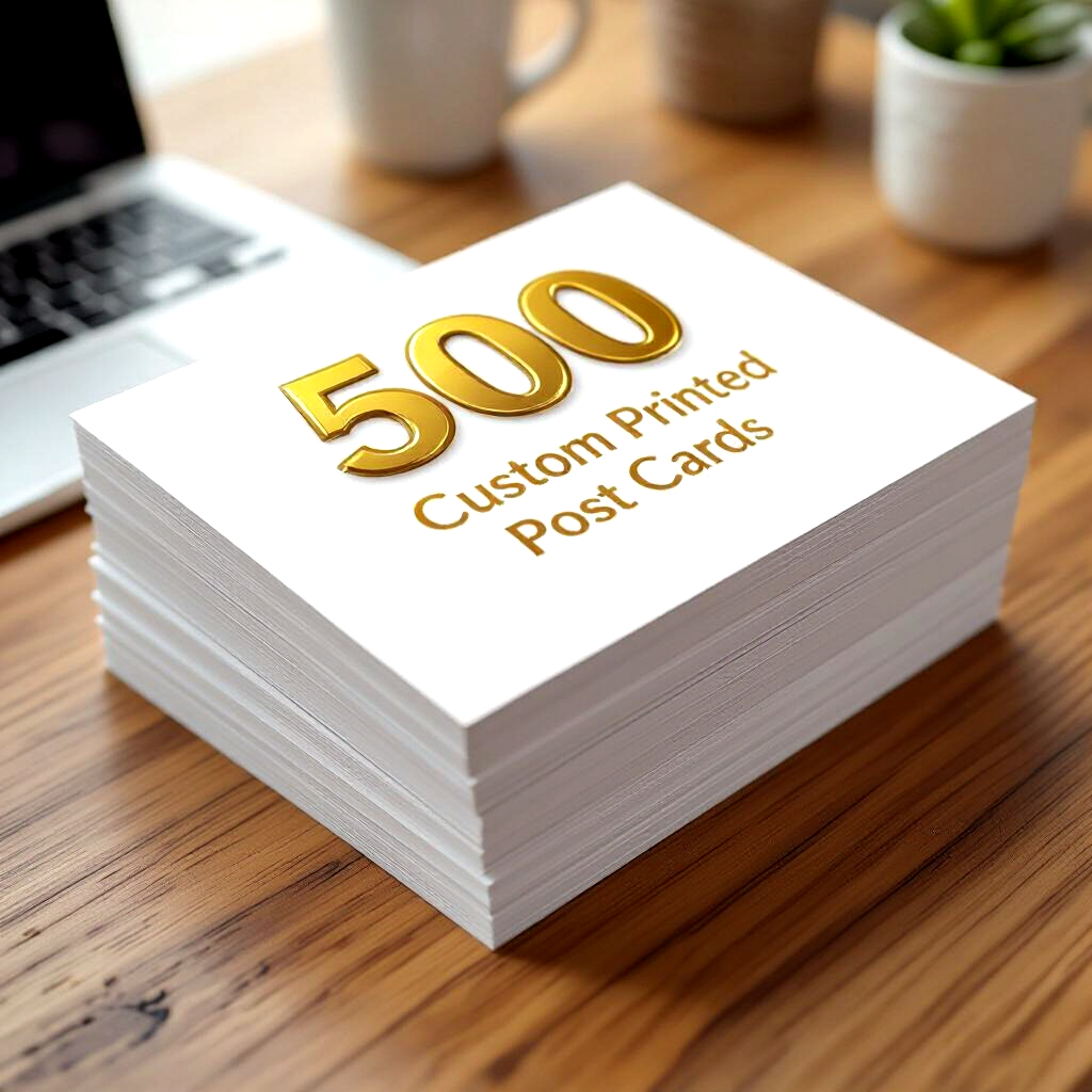 500 CUSTOM POSTCARDS - FREE SHIPPING