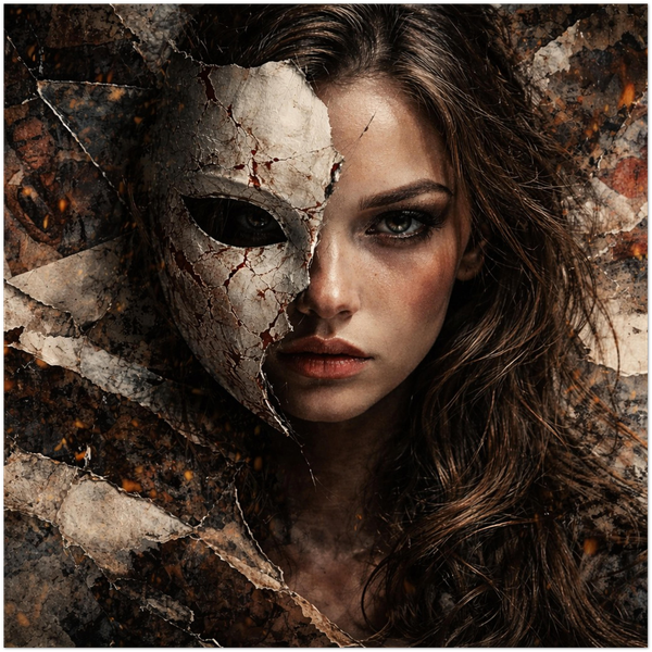 Beneath the Mask (Her) - Fine Art Poster