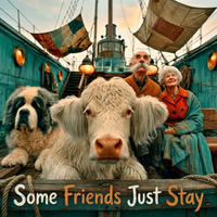 Some Friends Just Stay by Surreal AI