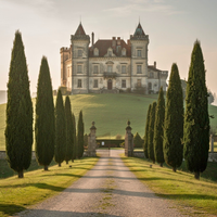 Ancient Castles and Quiet Gardens by Surreal AI