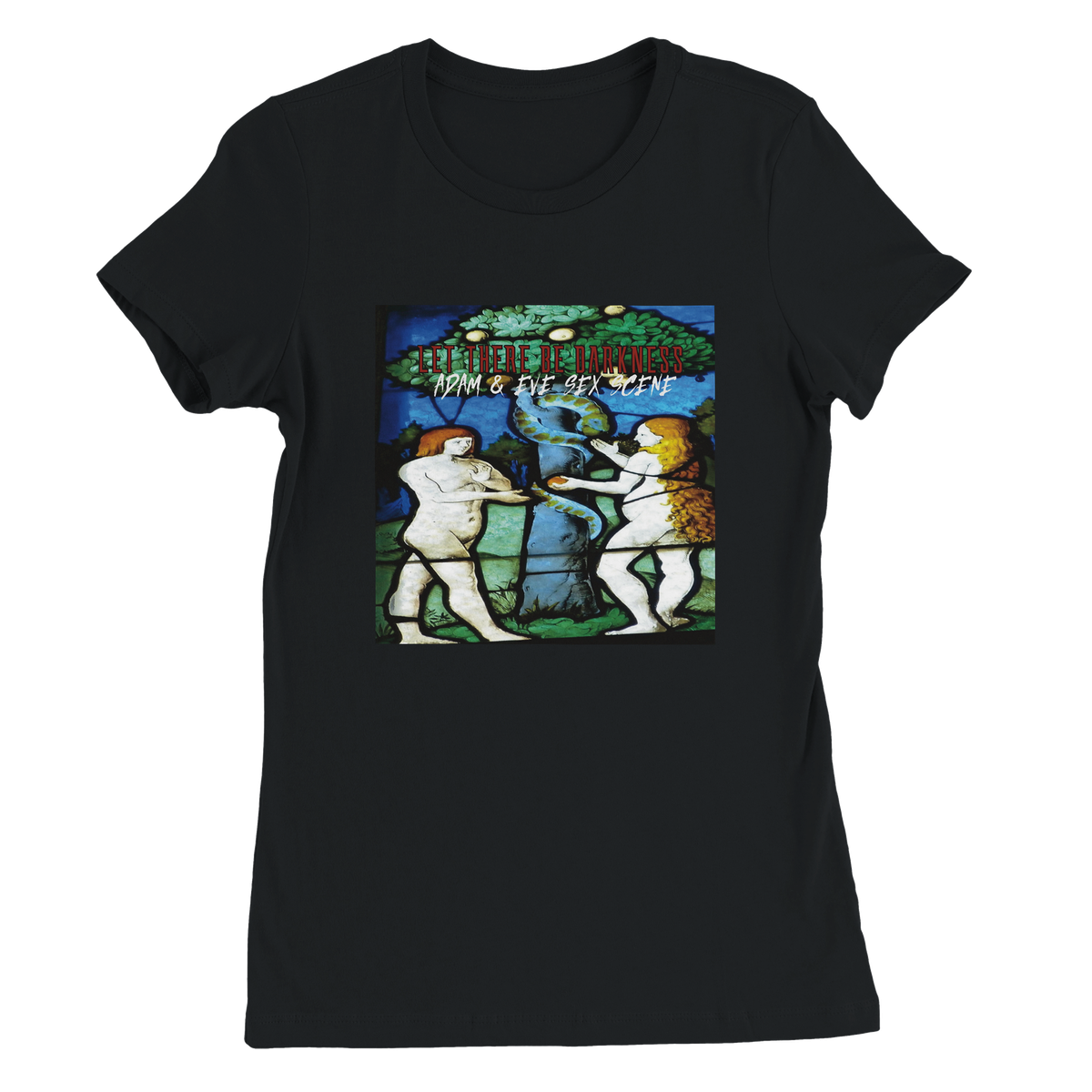 Adam & Eve Sex Scene - Women’s Cut T-Shirt