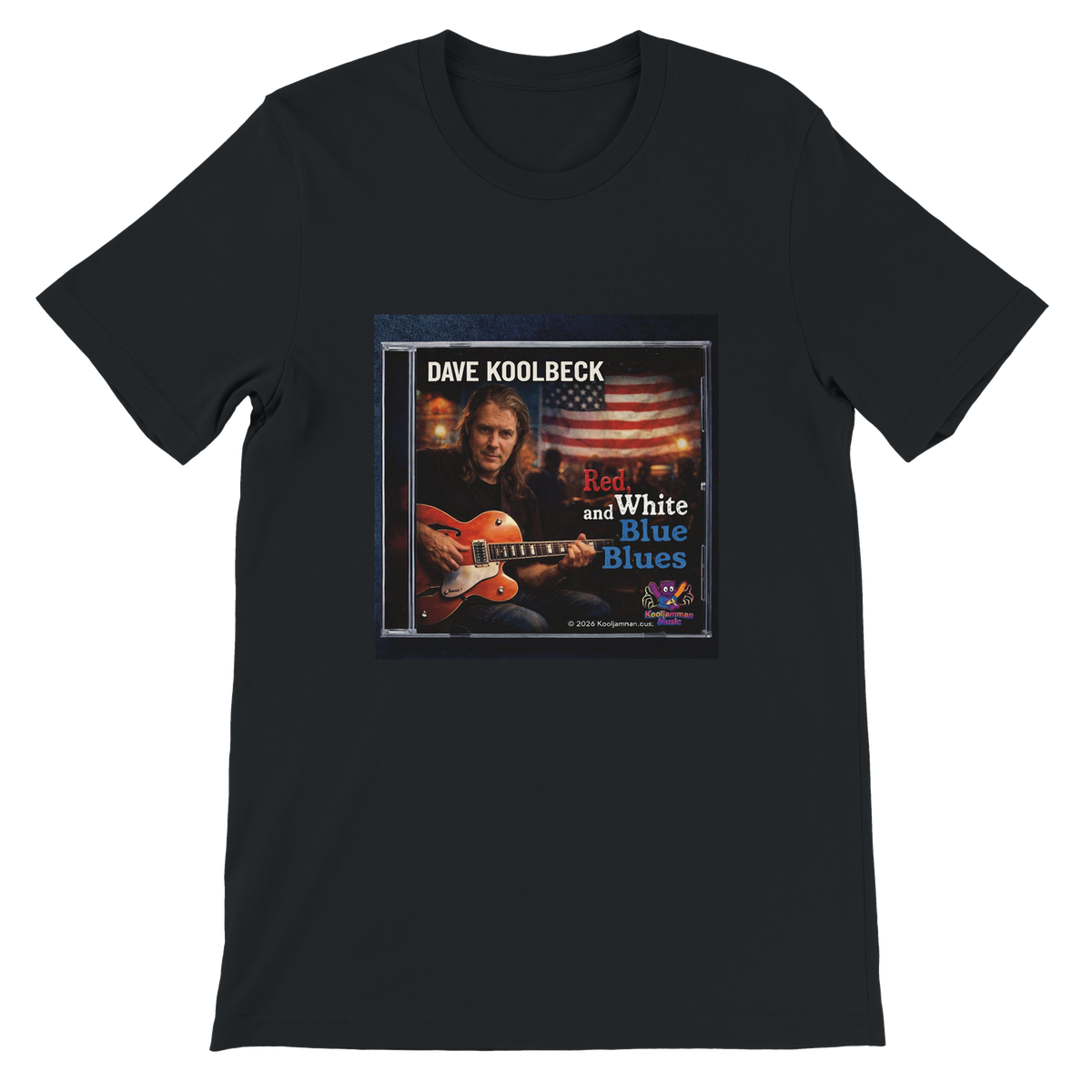 Red White and Blue Blues - Unisex T-Shirt