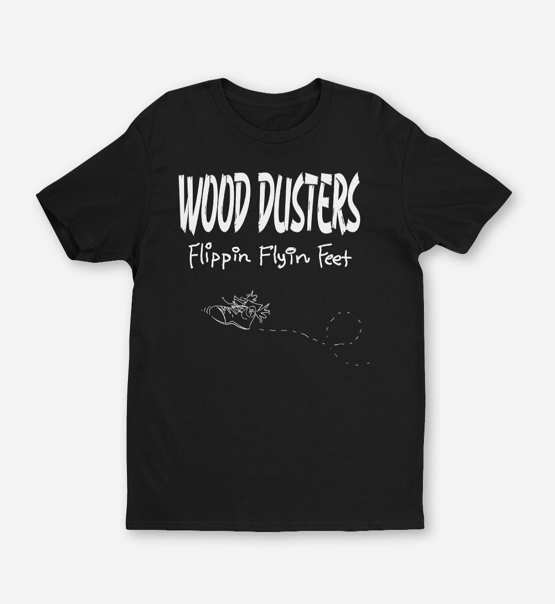 Flippin Flyin Feet Album Cover Art Tee 