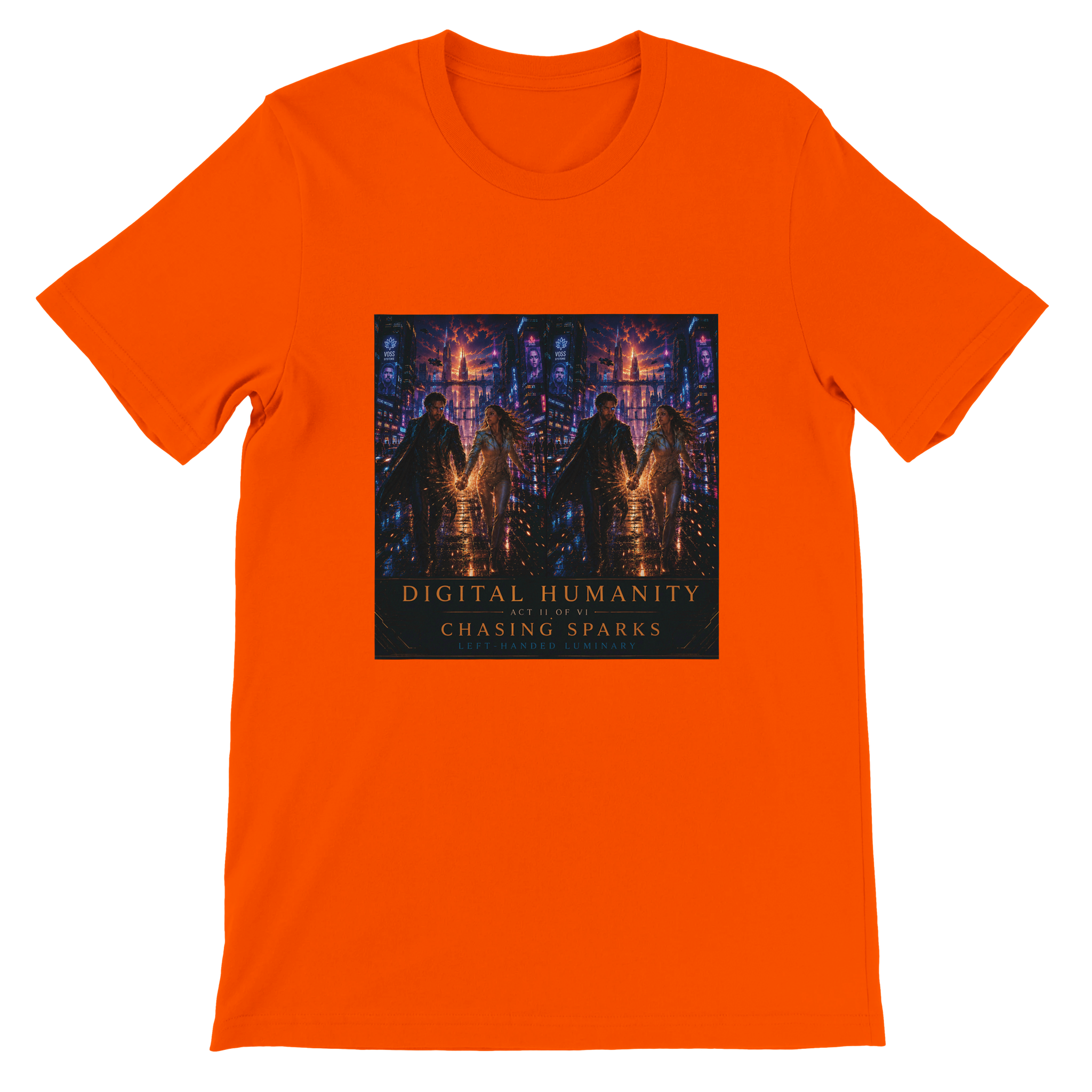 Digital Humanity: Act II: Chasing Sparks - Unisex T-Shirt