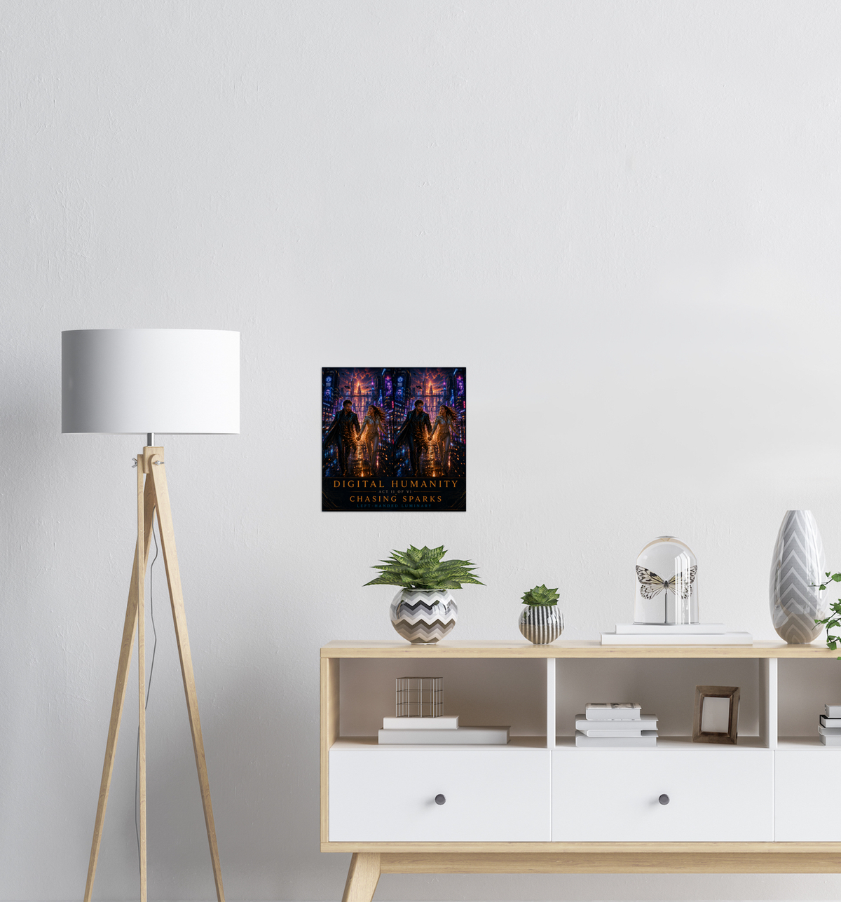 Digital Humanity: Act II: Chasing Sparks - Fine Art Poster