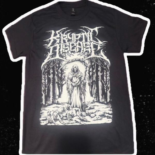 Debut Kryptic Disease T-Shirt Black and White
