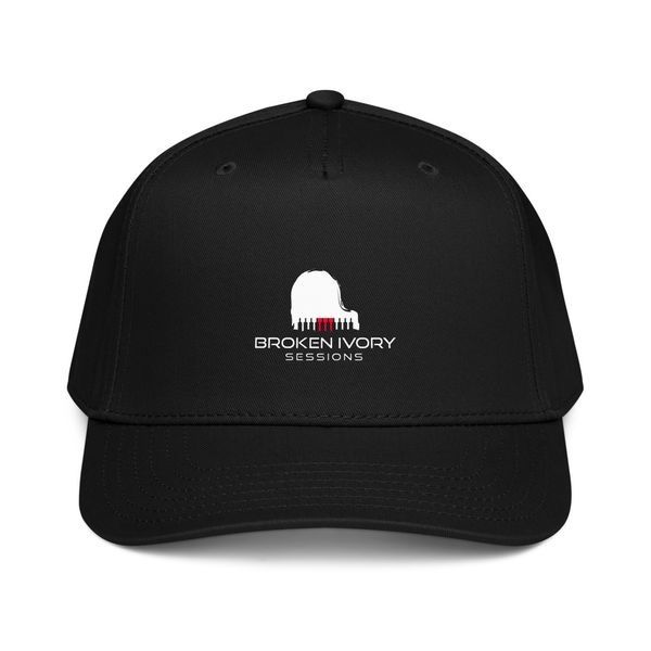 Broken ivory Sessions 5 Panel Mid-Profile Baseball Cap