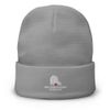 Broken Ivory 3D Embroidered Beanie