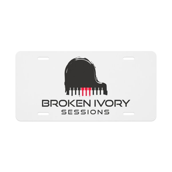 Broken Ivory Sessions Vanity Plate
