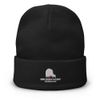 Broken Ivory 3D Embroidered Beanie