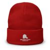 Broken Ivory 3D Embroidered Beanie