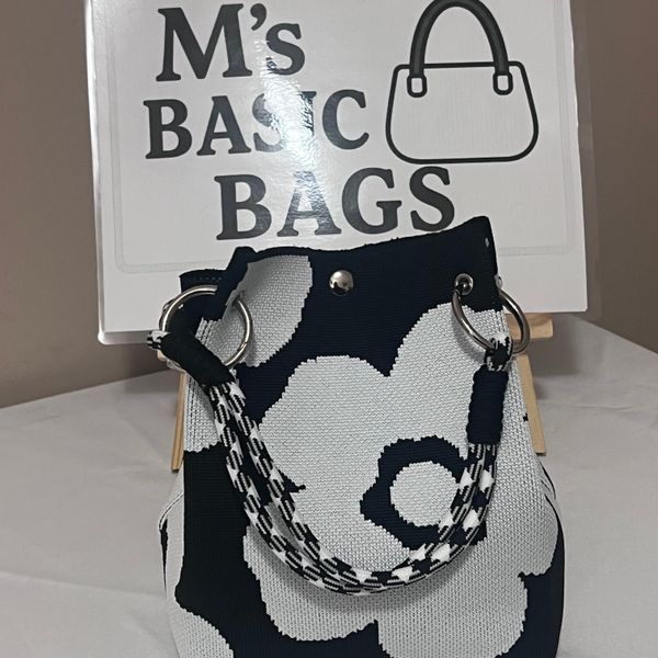Mini Knit Bucket Tote