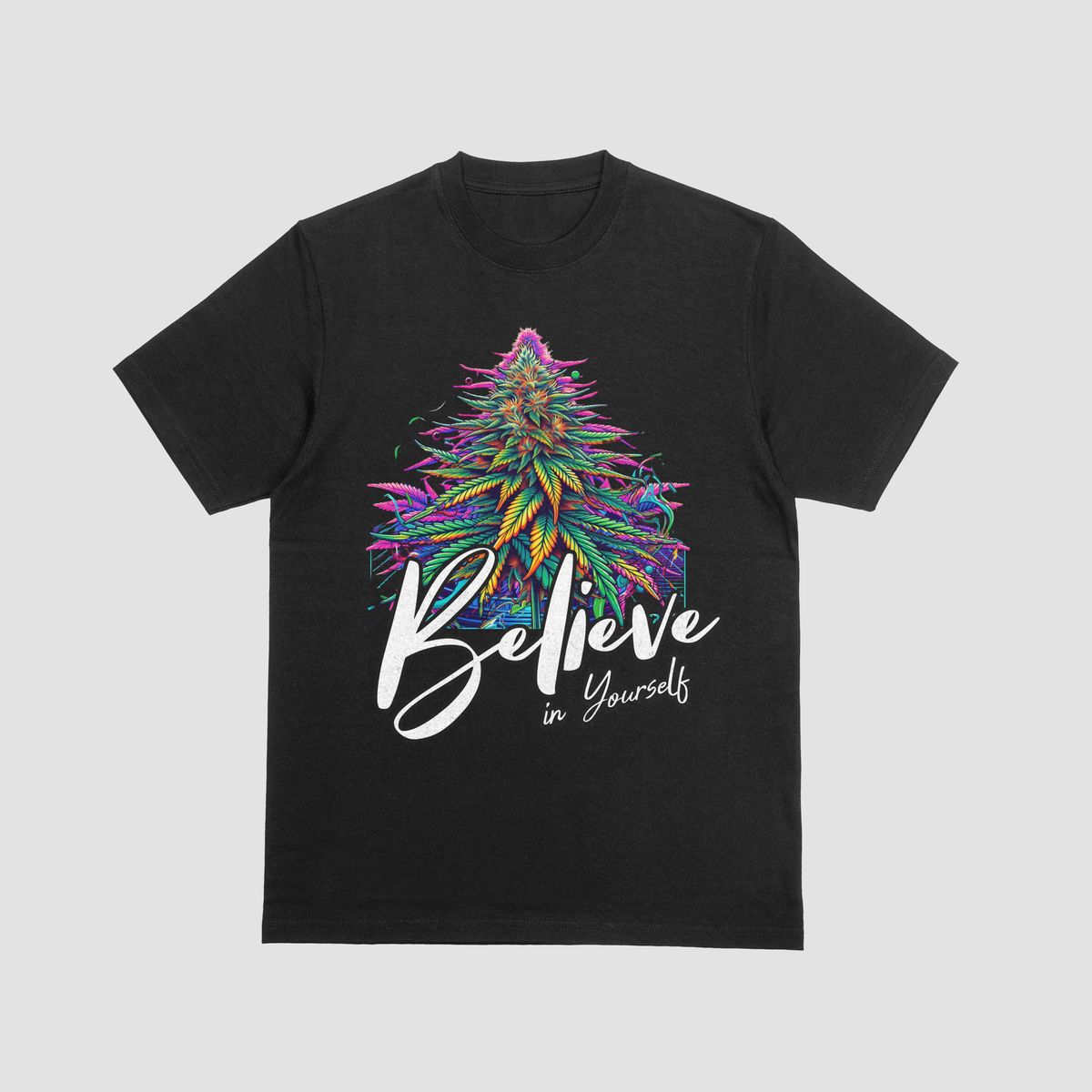 “Believe in Yourself” Neon Bloom Tee