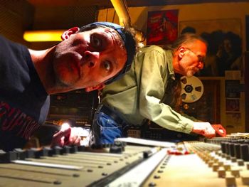 Jon Henri w/ Engineer Tim Houser at Uptown Studios Owosso, Michigan

