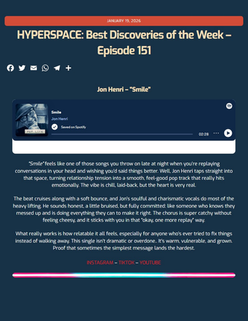 Jon Henri - Smile review from spacesour.com
