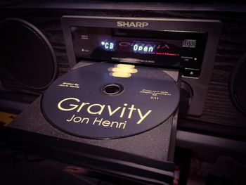 Jon Henri Gravity CD
