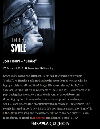 Jon Henri - Smile review from Senocular Media
