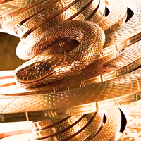 Gold serpent by Wing Spark