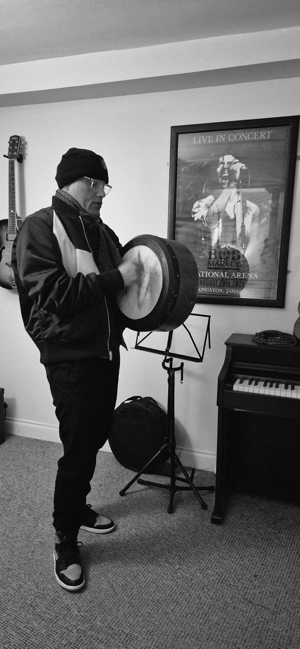 DadisaDj Bohdran practice in the studio