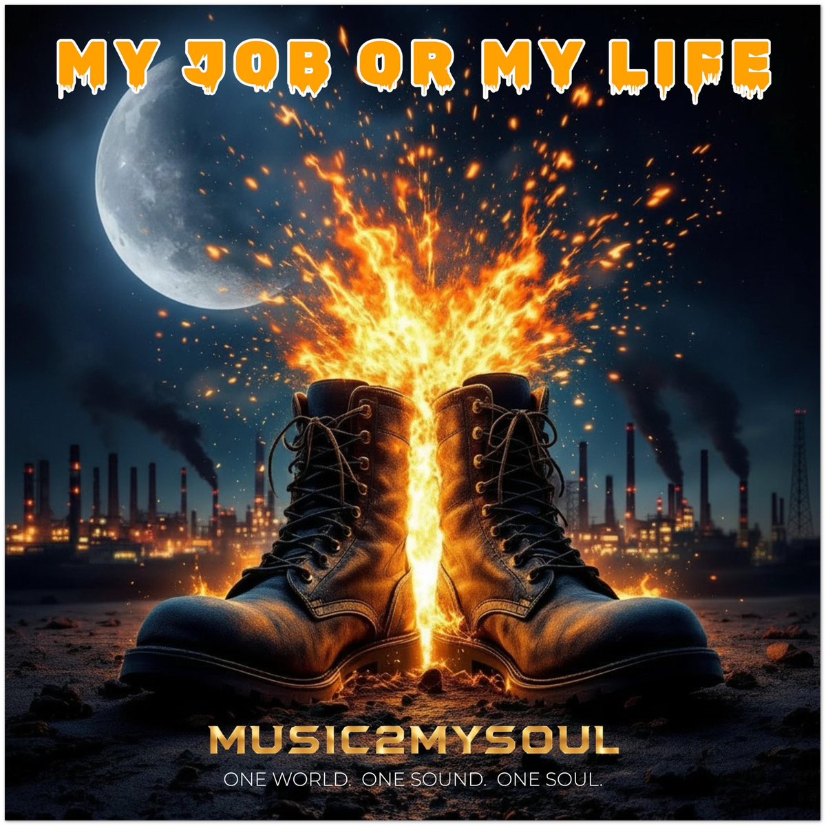 My Job Or My Life - Fine Art Poster